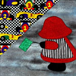 sunbonnet sue at the races indiana quilt block