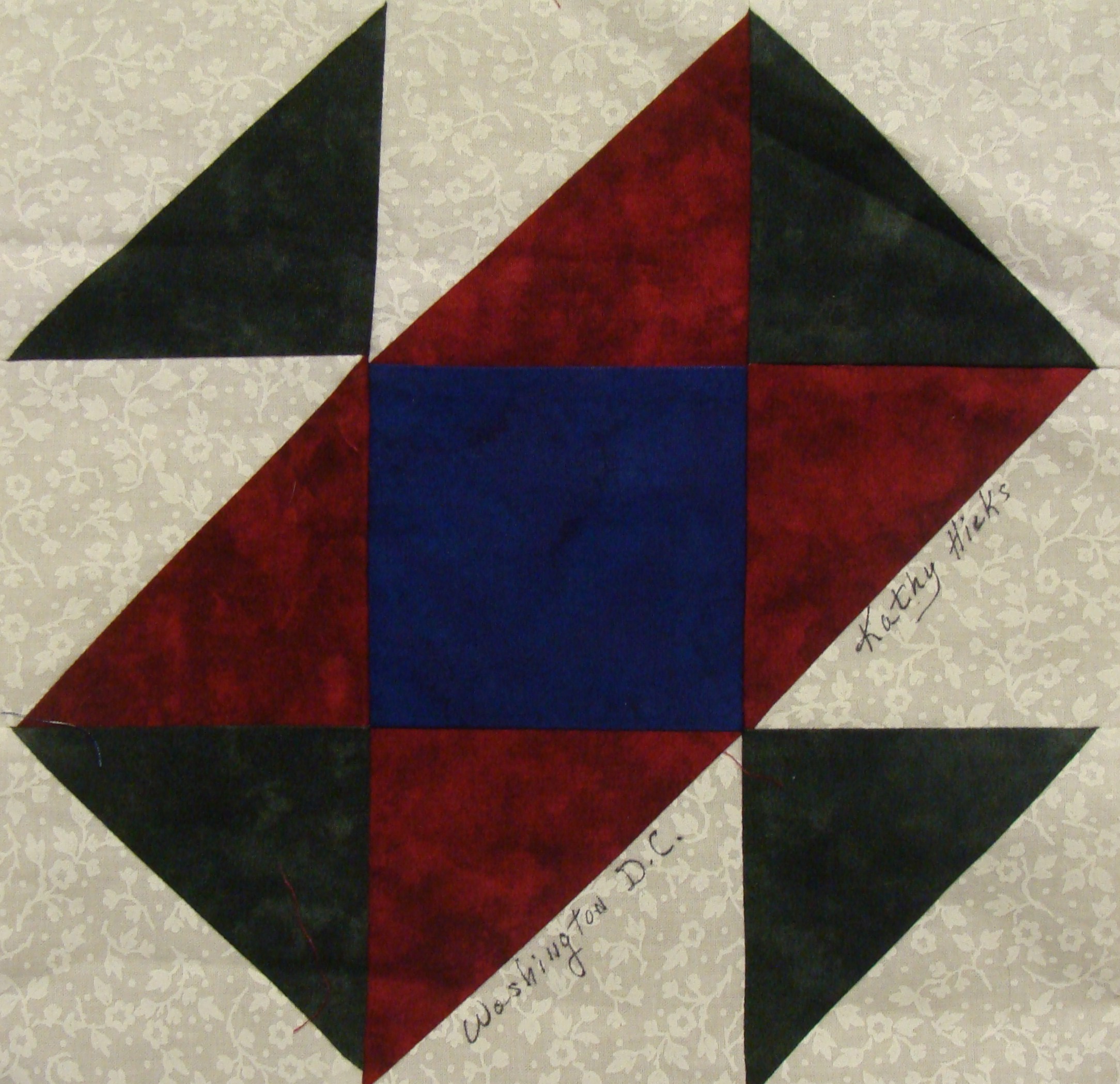 Nifty Fifty Quilters of America Eleventh 50 State Quilt Block Swap