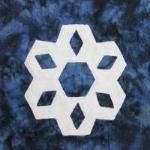 indiana snowflake quilt block