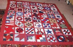 nifty fifty breast cancer charity quilt