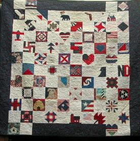 9/11 Breast Cancer charity quilt