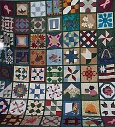 breast cancer charity quilt