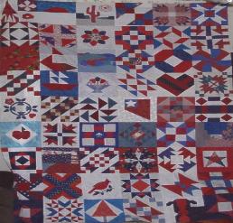 nifty fifty breast cancer charity quilt