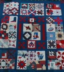 nifty fifty breast cancer charity quilt