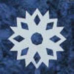ohio snowflake quilt block