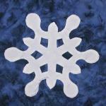 south dakota snowflake quilt block