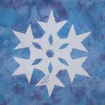 usa snowflake quilt block