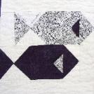 alaska fish quilt block