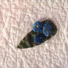 alaska foret me not state flower quilt block