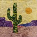 arizona cactus quilt block