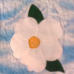 Georgia Cherokee Rose quilt block