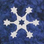 colorado snowflake quilt block