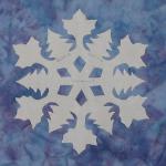 vermont snowflake quilt block