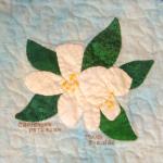 idaho syringa flower quilt block