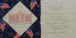 washington dc 9/11 quilt block